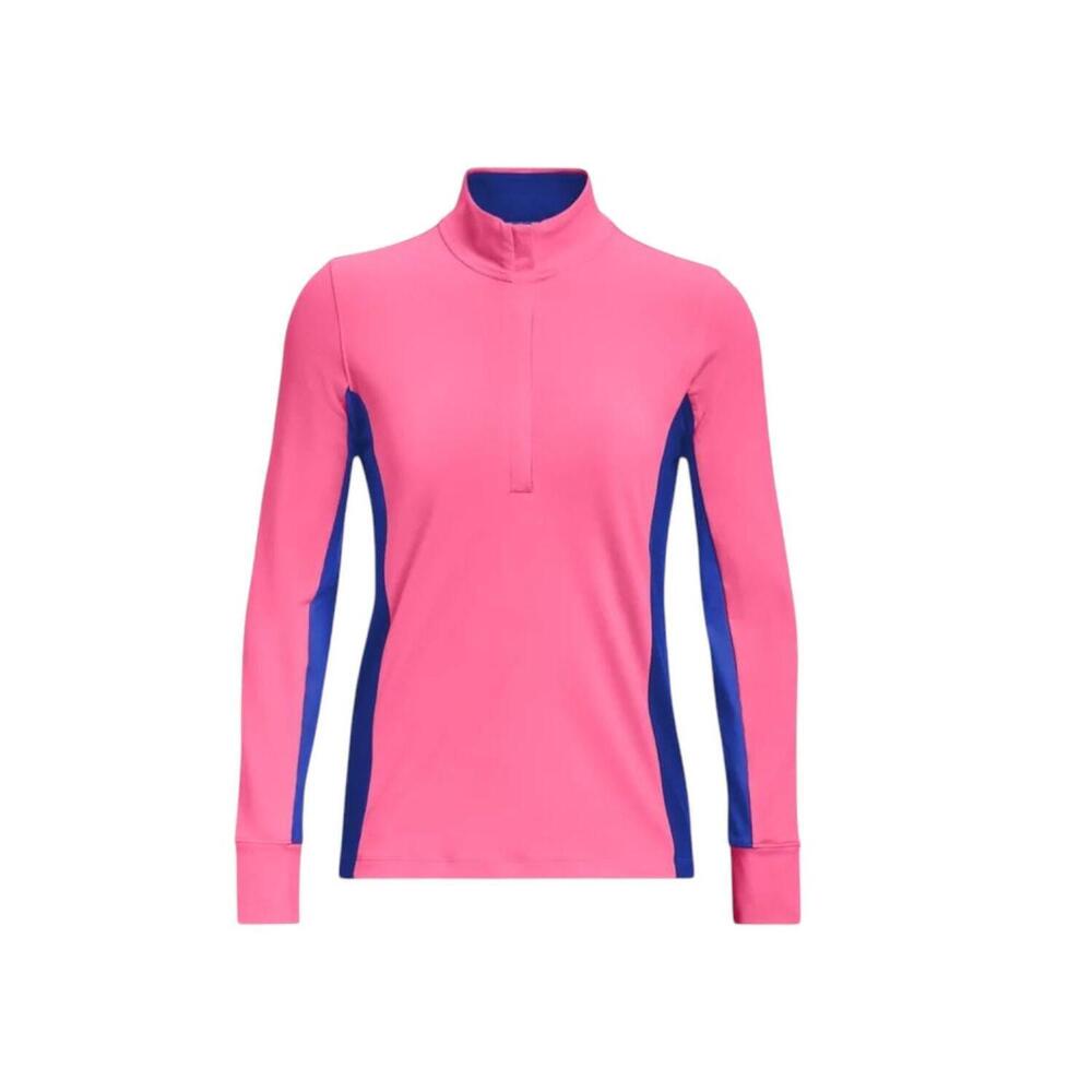 Under Armour Women's Storm Mid layer Zip Top Pink - Regular